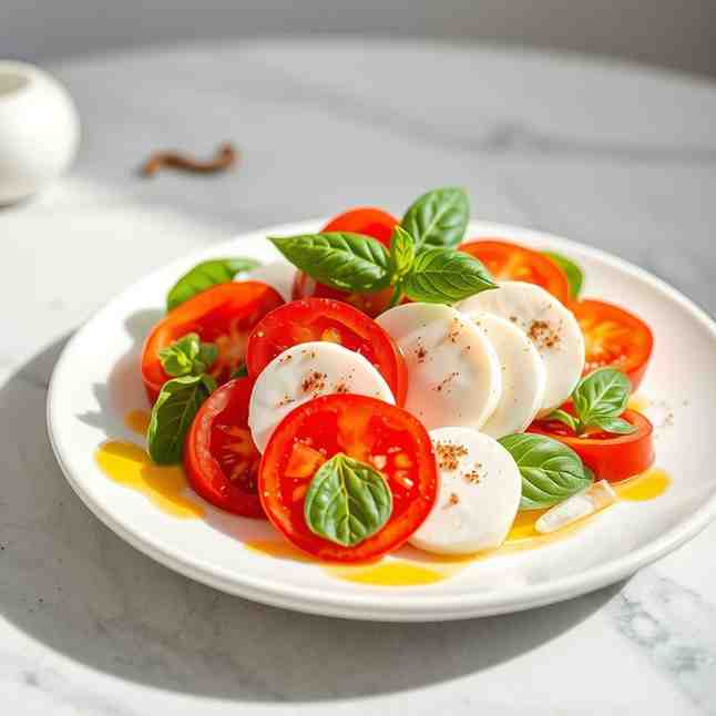 Insalata Caprese - Fresh Mozzarella Salad Recipe